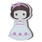 C&F Wooden White Princess Character